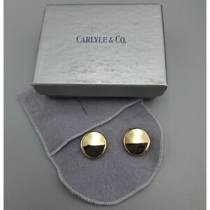 Carlyle & Co 14/20 Gold Filled Shirt Button Covers Add Your Monogram‎ READ